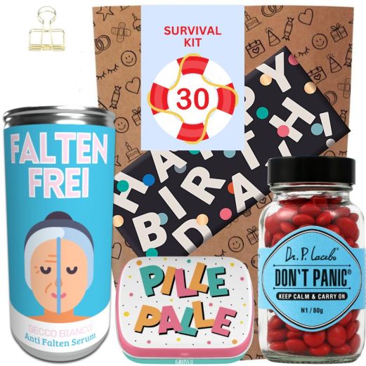 Geschenktüte Überlebenspaket SURVIVAL KIT 30 # 2