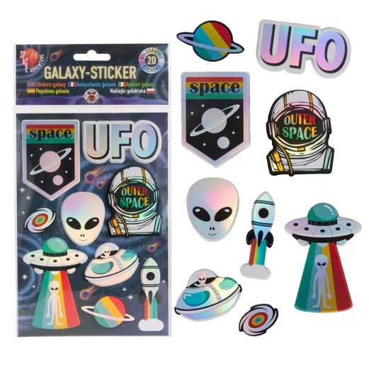 Holographie Sticker SPACE GALAXY