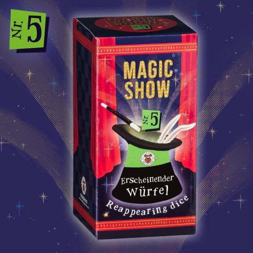 Zaubertrick MAGIC SHOW # 5 - erscheinender Würfel