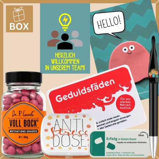 Onboarding Box WILLKOMMEN IN UNSEREM TEAM # 4