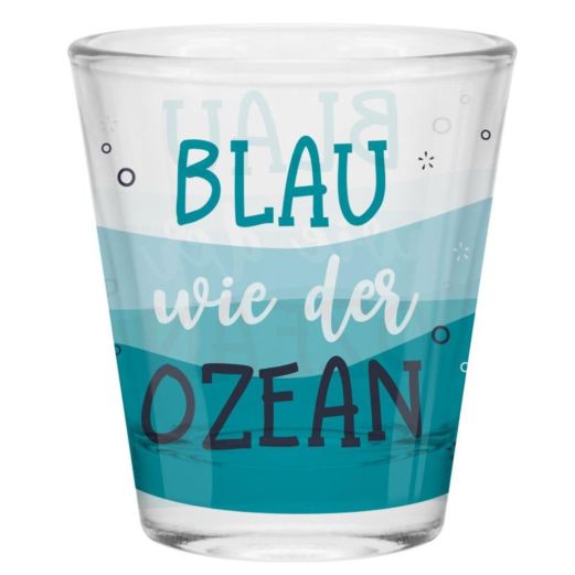 Schnapsglas BLAU WIE DER OZEAN