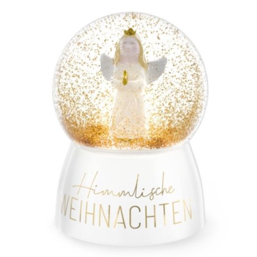 Schneekugel HIMMLISCHE WEIHNACHTEN - Engel